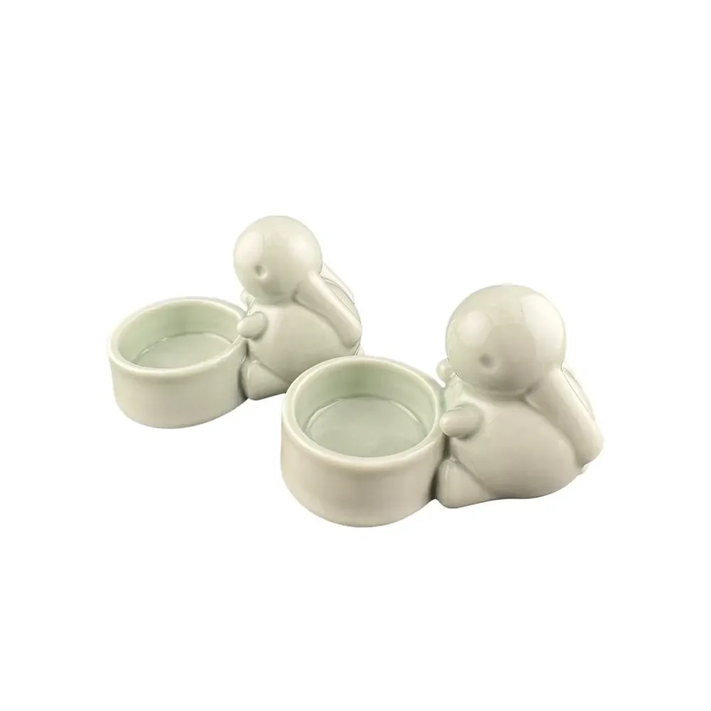 IKEA Fossta Springtime Bunny Tealight Votive Holders Set of 2 805.490.81